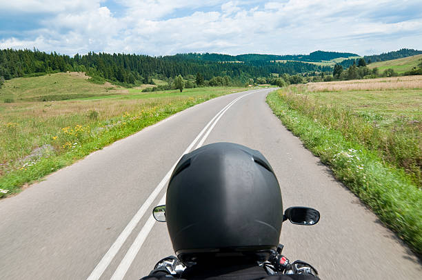 istock Tourist riding a motorcycle 157983434