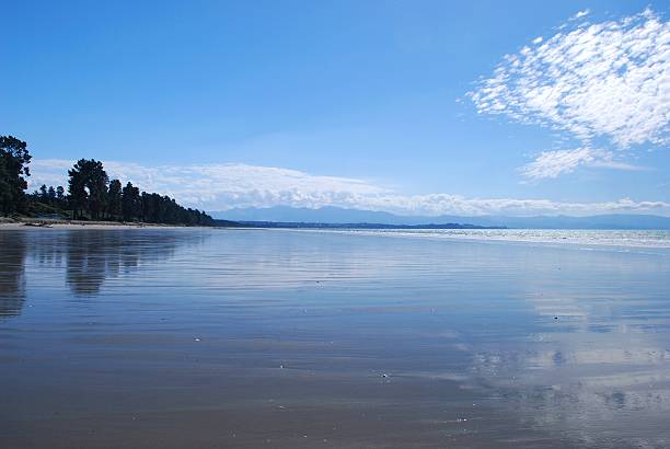 istock Seascape, Rabbit Island, Tasman, NZ 157983640