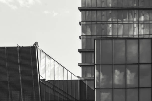 istock City Astana Downtown: An Architect's Vision of Urban Architecture in Black and White 1579845373