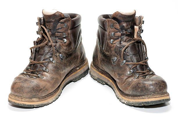 istock old hiking shoes 157984941
