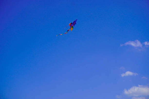 istock A kite flies in the blue sky 1579865498