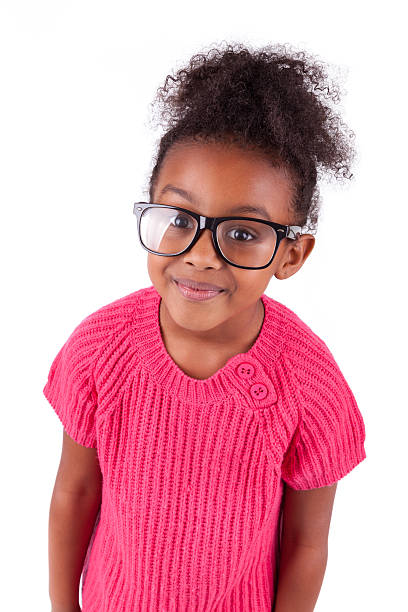 istock Cute young African American girl 157986557