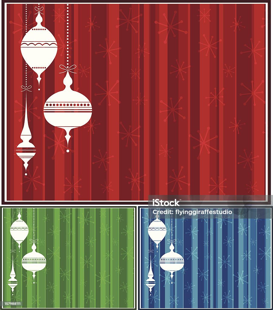 Ornements en arrière-plan rétro - clipart vectoriel de Bleu libre de droits