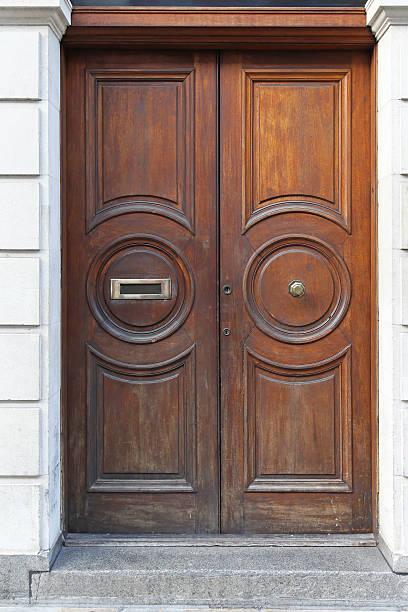 istock Wooden door 157988545
