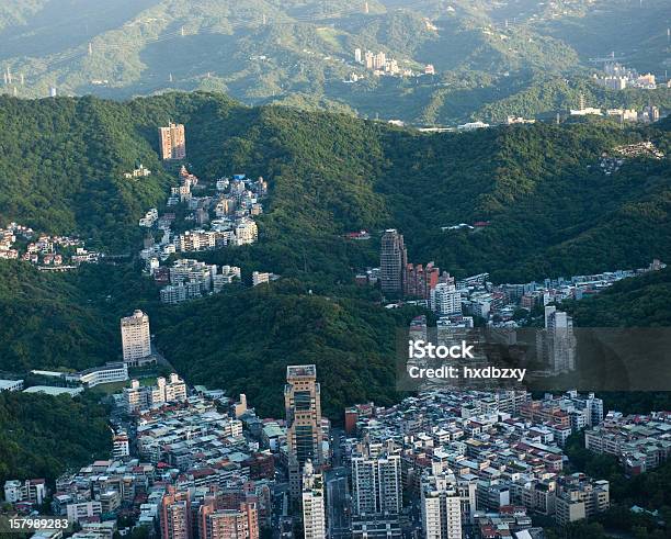 Taipei City Stock Photo - Download Image Now - Above, Aerial View, Architecture