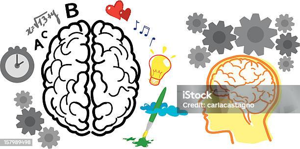 뇌의 감정에 대한 스톡 벡터 아트 및 기타 이미지 - 감정, 꽃잎, 돔-건축적 특징