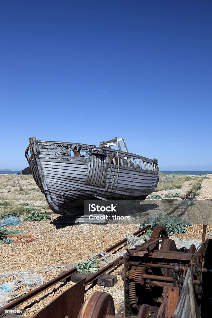 Peschereccio Barca da pesca Relitto derelict - Foto stock royalty-free di Abbandonato