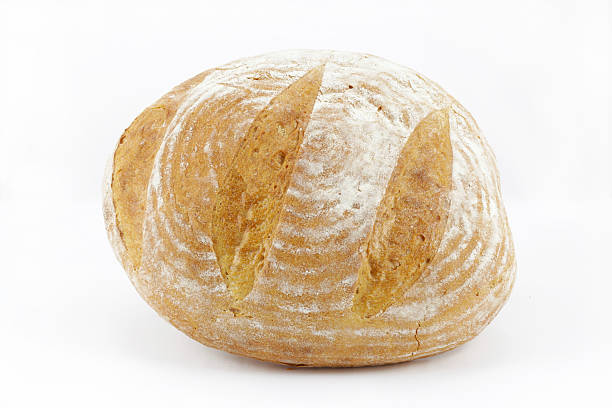 istock Bread loaf whole grain artisan isolated 157991083