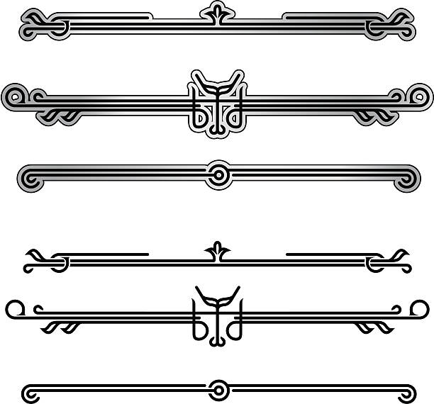 Neo-deco decorazione - 1 credito - illustrazione arte vettoriale