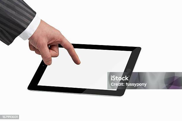 Touch The Future Technology Stock Photo - Download Image Now - Adult, Business, Businessman