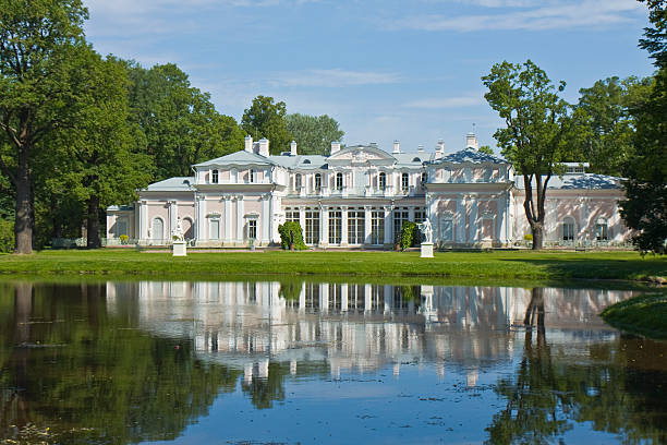 Oranienbaum (Lomonosov), Russia Chinese palace in king's mansion "Oranienbaum" in town Lomonosov in surroundings of St. Petersburg, Russia. mikhail lomonosov stock pictures, royalty-free photos & images