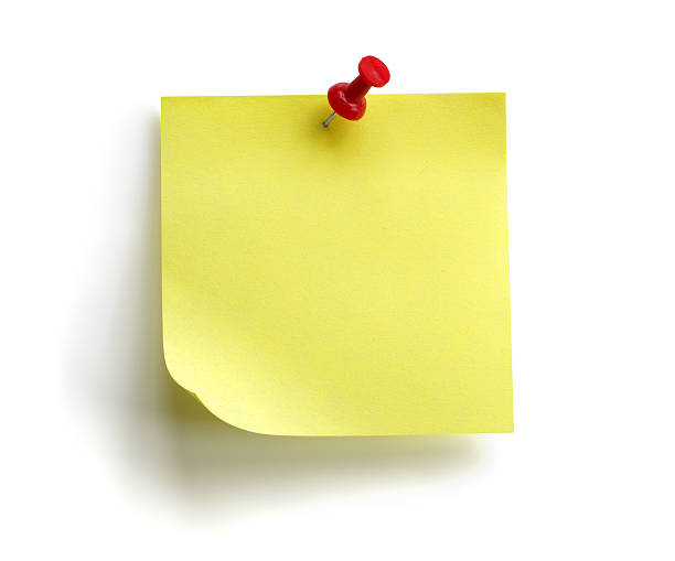 Target Yellow Note 3,800+ Yellow Note With Red Push Pin Stock Photos, Pictures & Royalty ...