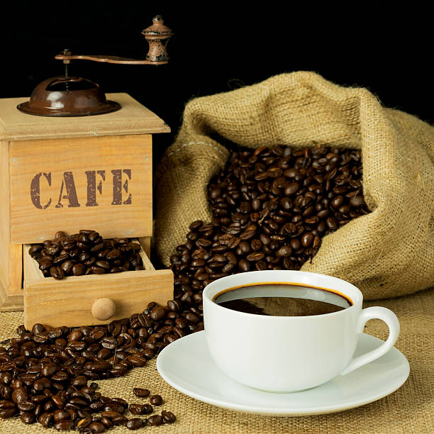 istock Cup of freshly ground coffee 157997012