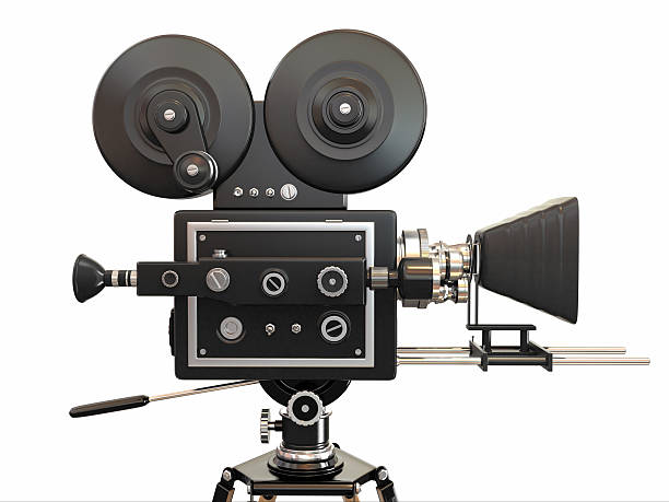 istock Vintage movie camera. 3d 157997406