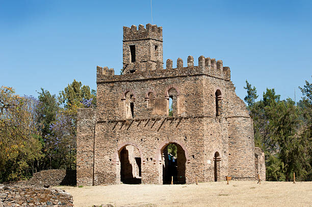 istock Imperial palace in the Royal Enclosure, Gondar, Ethiopia 157997890