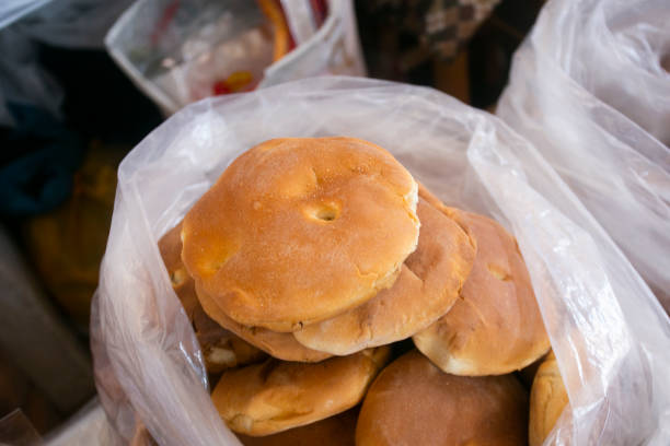 istock Traditional bread in Cusco city in Peru. 1579980761