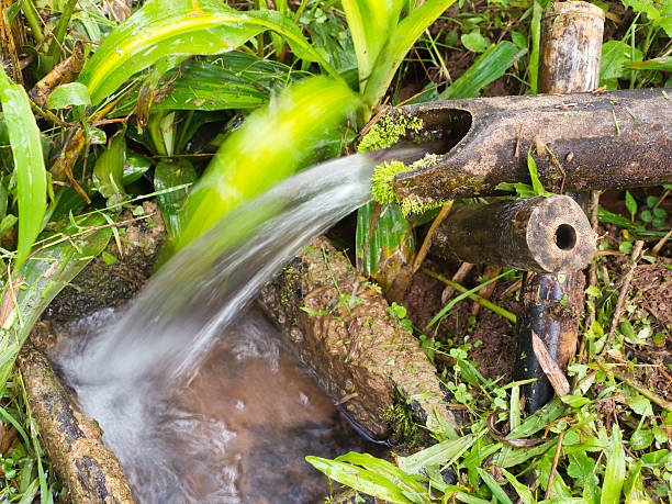 Water pipe stock photo