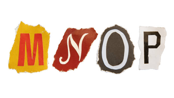 istock M, N, O and P alphabets on torn colorful paper 1580000550