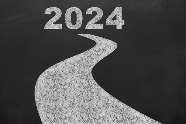 New year 2024 choice target direction future blackboard