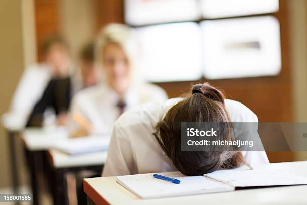 Frustrated High School Student Stock Photo - Download Image Now - Sadness, Uniform, Adolescence