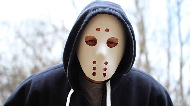 Masked Killer stock photo