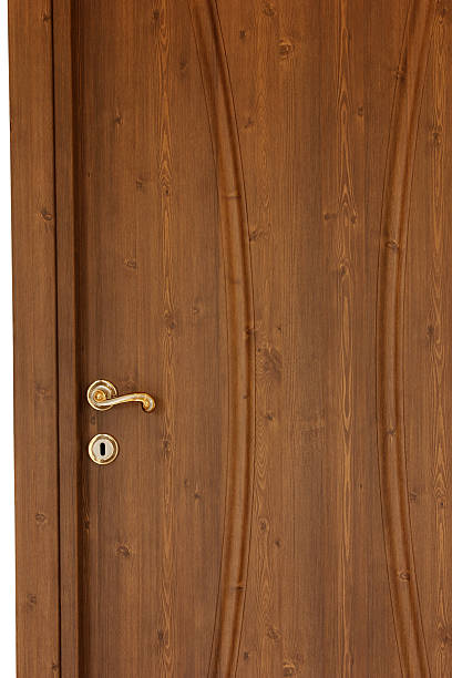 puerta de madera - front door doorknob door wood fotografías e imágenes de stock
