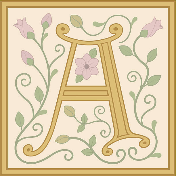 5,800+ Medieval Illuminated Letter Stock Illustrations, Royalty-Free