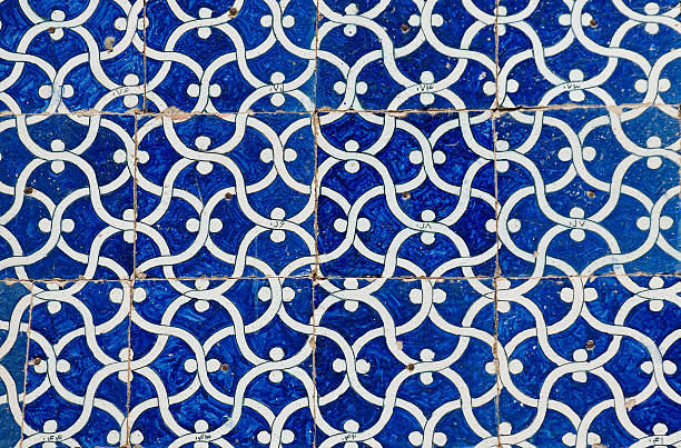 istock Tiled background with oriental ornaments 158004036