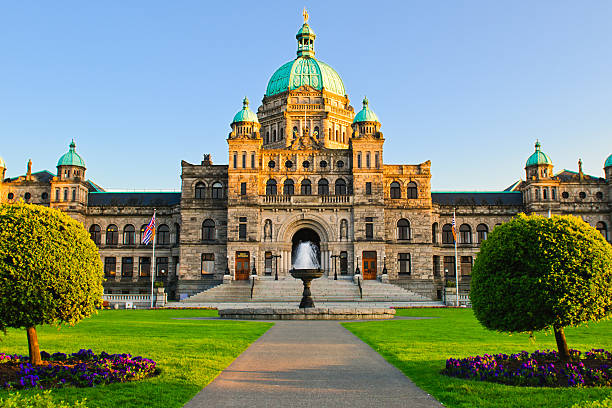 British Columbia Parliament stock photo