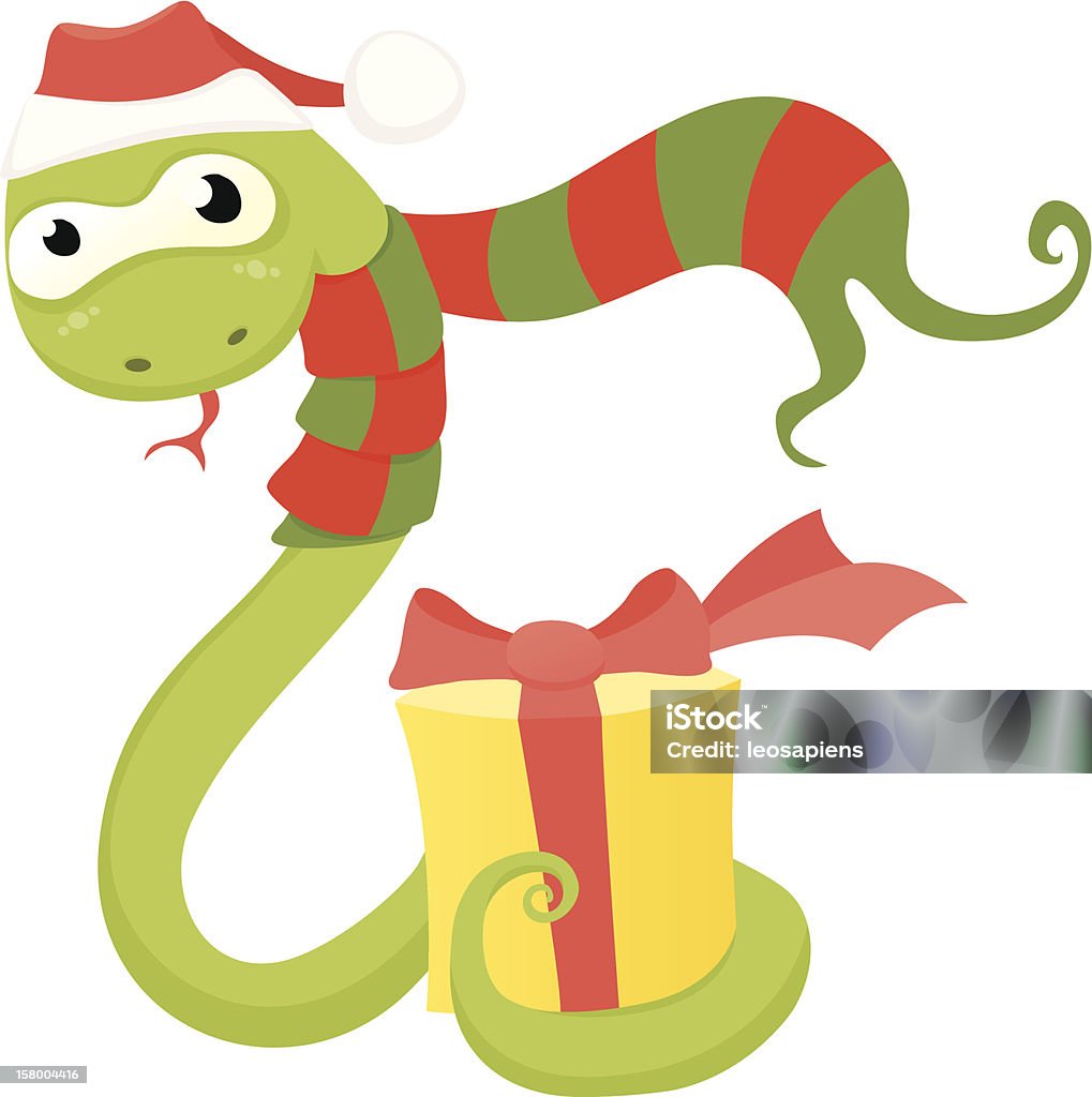 Serpiente-año nuevo símbolo de 2013 - arte vectorial de 2013 libre de derechos