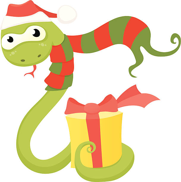 ilustrações, clipart, desenhos animados e ícones de cobra-ano novo símbolo de 2013 - snake year china chinese new year