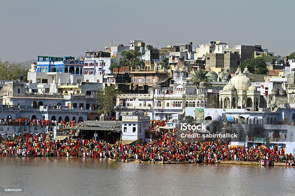 Lago di Pushkar, Rajasthan - Foto stock royalty-free di Pushkar