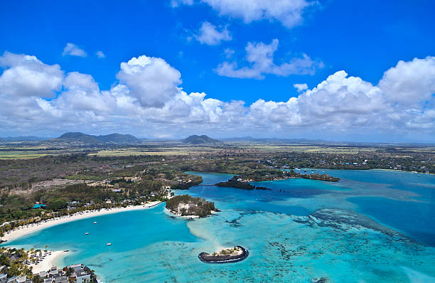 istock Aerial view of Mauritius 158005643
