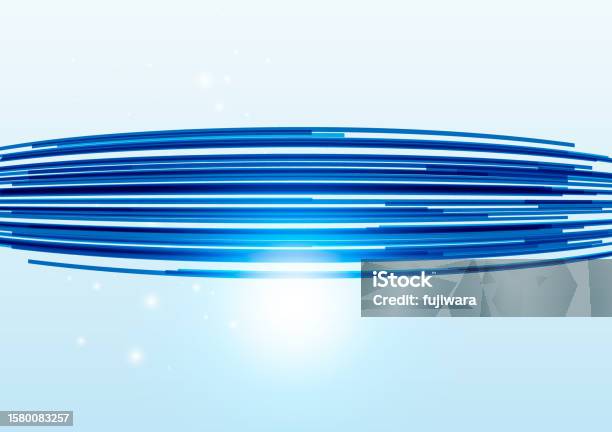 Blue Pop Line Bulging Blue Wave Line Background Stock Illustration - Download Image ...