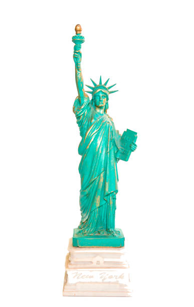 istock Statue of Liberty Souvenir on White Background 1580182023