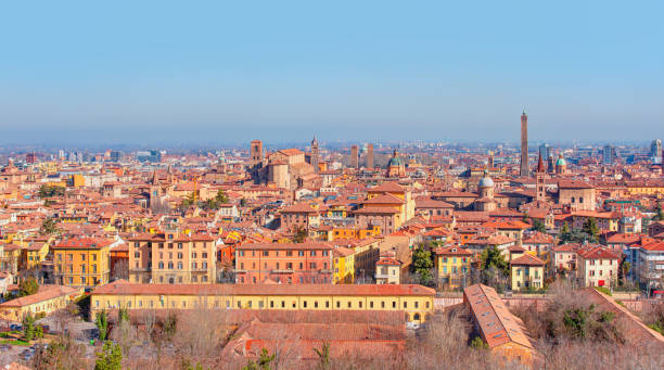 istock Panoramic view of Bologna, Italy 1580189884
