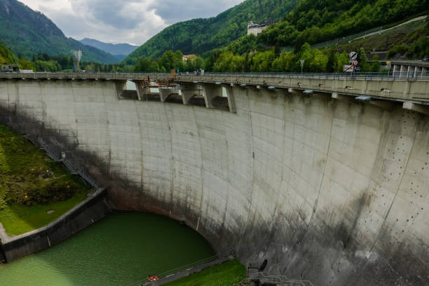 istock huge dam from a river in a wonderful mountain landscape 1580207546