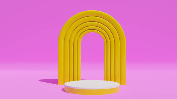 istock 3D illustration of abstract design with different geometry shapesv 1580227785
