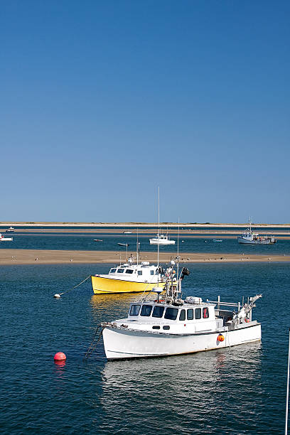 Ancre de bateaux de pêche à - Photo