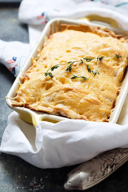 istock Pumpkin and cream cheese lasagna 158029299