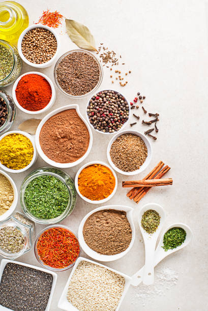 istock Herbs and spices for cooking healthy dishes 1580301943