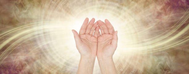 istock Sensing Golden Healing Life Force Energy Healing Vibes 1580306648