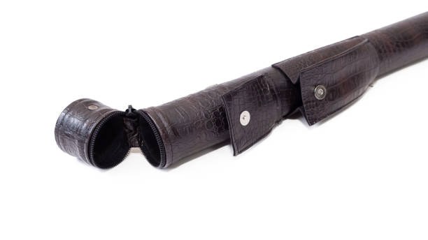 istock Case for billiard cue. Billiard tube. Protective case for billiard instruments 1580334147