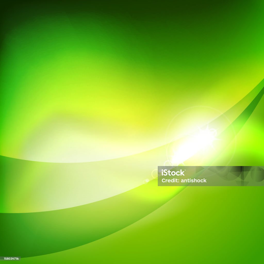 Fondo verde brillante - arte vectorial de Abstracto libre de derechos