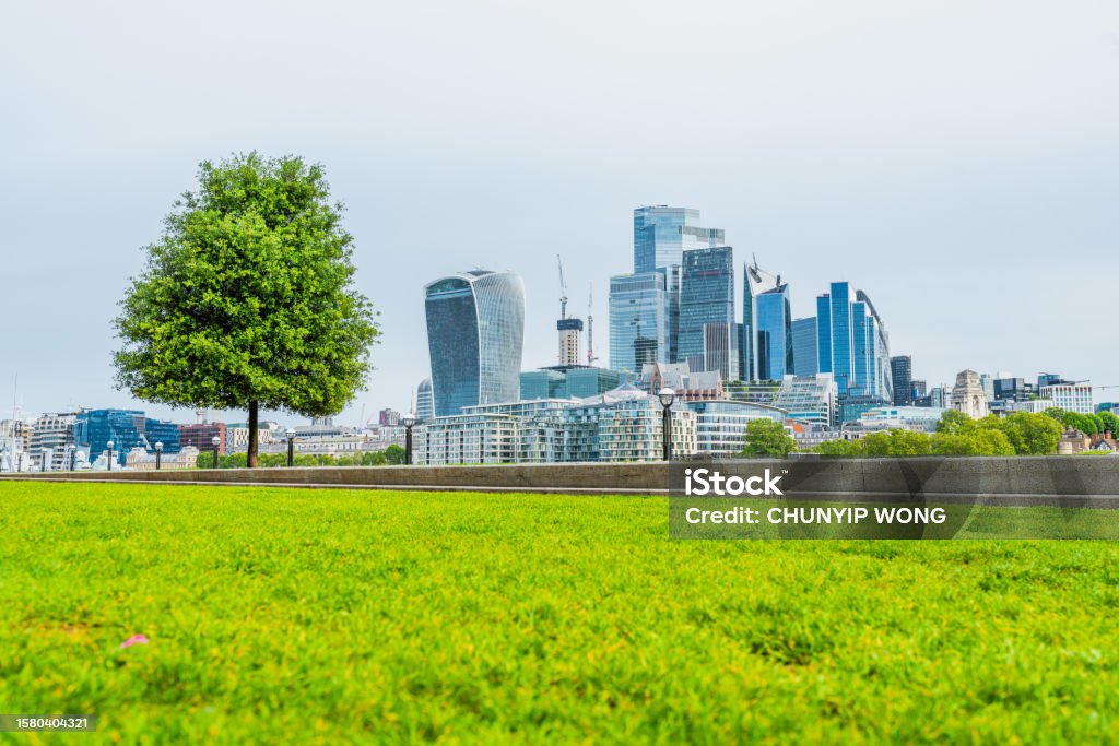 City skyline in London Absence Stock Photo