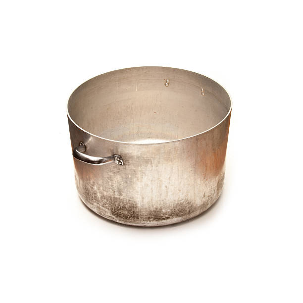 istock Large metal saucepan 158041006