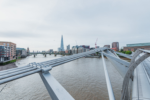 Millenium Bridge details, London