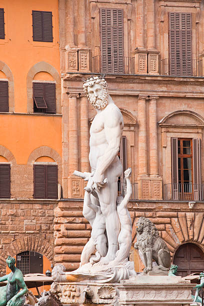 istock Statue of Neptune 158042928