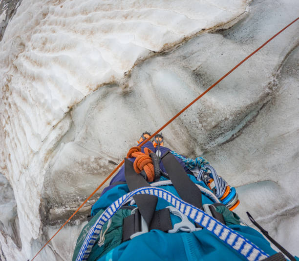 Mountaineer POV, on glacier