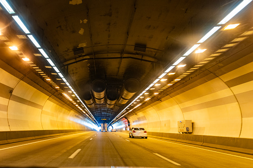 Freeway tunnel near Byron Bay, NSW, Australia